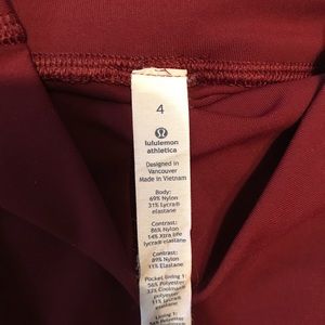Lululemon Wunder Under full length tights